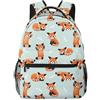 ZSOSIXDEAL Dino Semplice Cartone Animato Dinosauro Casual Borse Per Laptop Zaino Bookbag College Scuola Per Bambini Ragazzi Ragazza Adolescente Adulto Viaggio, Panda rosso carino, L