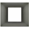 Mapam Placca grigio scuro 2 posti tecnopolimero compatibile Vimar Plana - GEM-P6002-GS