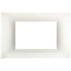 Mapam Placca perla 3 posti tecnopolimero compatibile Vimar Plana - GEM-P6003-PE