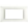 Mapam Placca perla 4 posti tecnopolimero compatibile Vimar Plana - GEM-P6004-PE