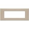 Mapam Placca sabbia 7 posti tecnopolimero compatibile Vimar Plana - GEM-P6007-SA