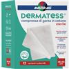 PIETRASANTA PHARMA SpA GARZA COMPRESSA DERMATESS IN COTONE 36X40CM 12 PEZZI