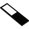L&S Lucky-5 - Set di 3 lampade LED da incasso da cucina con interruttore a pulsante, 4000 K, bianco neutro, 12 V, alluminio, nero