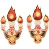 Pokemon Center Orecchini Pokemon Center Terastal Flareon Clip-On Ufficiale Giappone