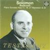 Testament Piano Sonatas Nos.17 18 21 & 22