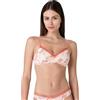 Lovable Reggiseno Preformato Senza Ferretto My Daily Comfort Printed Donna, Rosa Polvere Stampato 34C - 3C