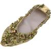 harayaa Scarpe per Danza Ventre con Glitter e Suole Antiscivolo, Dorato, M