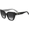 Love Moschino MOSCHINO LOVE, GAFAS DA SOLO, MOL098/S, PATTERN BLACK, 54, (WOMAN)