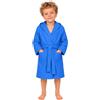 Dorian Home - Accappatoio Bambino Bambina in Microfibra Anallergico, Morbido, Leggero Salvaspazio Assorbente, Rapida Asciugatura con Cappuccio, Tasche, Cintura a Passanti e Gancio, Lavabile (no Stiro)