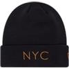 New Era ERA NYC Metallic Beanie Nvy