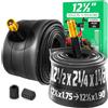 MoovMoov Camera d'Aria 12,5 pollici - Per Pneumatici 12 1/2x1.75x2 1/4, 12 1/2x1.75 e 12 1/2x1.90 con ETRTO da 47-203 a 44-203 - Confezione da 2 - Per Bici