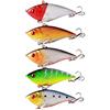 Generic XILILHC 5Pcs Esca da Pesca VIB Jig 7cm 10g Sinking Jigging Lure Occhi 3D Wobblers Ancorette Esche da Pesca for Bass Pike Accessori