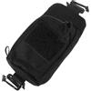HOMSFOU Pochette da Zaino Gancio in Nylon e Abs Nero, Design Fibbia Sicura, Borsa da Spalla per Hiking, Organizer Funzionale e Resistente