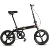 QKBMFK Mini Bicicletta Pieghevole, Ultraleggera Da Città, Con Ruote Da 16 Pollici. Il Telaio È Realizzato In Acciaio Al Carbonio Rinforzato, Con Una Capacità Di Carico Massima Di 150 Kg B,16in