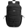 G4Free Zaino da trekking per donne e uomini, 20 l, leggero, zaino da viaggio, zaino da campeggio, per viaggi all'aperto, Blcak, 20L, Per esterni