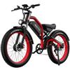 NexaCore E26 Blu/Viola + N26 Rosso, Set 2 Biciclette Adulti, Telaio in Lega di Alluminio, Cambio Shimano, Freni a Disco Idraulici, Pneumatici Fat 26 x 4.0, Doppia Sospensione