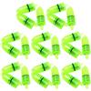 DIYEAH Lampada da Pesca LED per Allarme Morso 25 Pezzi Luce Verde Chiaro Multifunzione per Attività di Pesca All'aperto