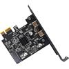 POXZSFX Scheda di espansione USB2 di Tipo C Doppia Che garantisce Una Trasmissione ad velocità, opzioni di connettività Flessibili, Scheda di espansione