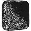 EZDLOWVBA Borsa porta assorbenti con stampa glitterata bianca e nera, con cerniera, portatile, per donne, adolescenti, ragazze e signore