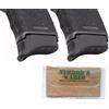 Nimrod's Wares Due extension Pearce Grip compatibili con Springfield Hellcat e Hellcat Pro (non 10-rd) PG-HCGX Bundle con panno in microfibra