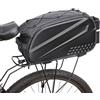 Generic Borsa portabici - 10L impermeabile riflettente | Borsa da sella per moto Mountain Road Cruiser viaggio Touring Cargo Ciclismo Scooter
