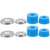 Healeved Kit di Boccole Forma Cilindrica in Pu Rosso per Skateboard e Longboard Assorbimento Shock e Antivibrazione per Skating