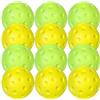 Generic Palla silenziosa, set di esercizi da allenamento da 12 pezzi, set di palline da allenamento all'aperto da 7,4 cm | Formazione in campo interno ed esterno