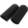 Baluue Copri Gambe per Scooter Elettrico in Silicone Nero, 2 Pezzi, Portatile alla Moda, Protezione per Piedi e Supporto per Cavalletto
