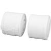 Purokise 2pcs Boxing Hand Wrap Set 100% Cotton Material 5 Meter Length Quick Dry Semi Elastic Hook And Loop Design Suitable for Kickboxing, Muay Thai, And MMA (White)