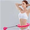 HUSHUI Cerchio Intelligente con Peso con 24 Nodi Staccabili per Massaggio Fitness Addome Adatto per Madri Dopo il Parto e Impiegati 1000 G (Viola)