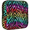 EZDLOWVBA Borsa per assorbenti con stampa arcobaleno zebrata colorata borsa per assorbenti igienici con cerniera portatile salvaslip per donne adolescenti ragazze signore