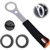 CM-UHNM Attrezzo per bicicletta Centerlock, Centerlock strumento disco freno, attrezzo per cuscinetti a pedale, compatibile con Shimanoo Hollowtechll/Bb9000/Bbr60