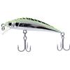 JATSUI Artificiale da Spinning Zipp Minnow, Colore 070 Pesca, Nero, Verde, 50 mm