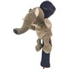 Générique Coperta da golf club - simpatico cappello da pilota del fumetto | copertura protettiva in peluche per piloti 460cc divertente decorazione per borsa da golf e protezione in legno tenero, ca