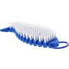 PLAFOPE Spazzola Pieghevole Nano per Attrezzi Fitness e bilanciere, morbide setole Blu, Pulizia efficiente con Forma a Pesce per Uso Sportivo