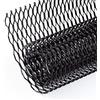 AggAuto - Griglia universale per auto in lega di alluminio, foro a nido d'ape da 10 x 38 mm, estensibile e universale, 100 x 33 cm, nero