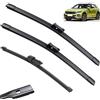 Autozonea Compatibile con Volkswagen VW T-ROC 2017-2023 26+20+13 Spazzole tergicristallo anteriori posteriori Accessori per taglierina per parabrezza e parabrezza(Front Rear 3pcs)