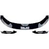 Generico Spoiler frontali auto Per BMW Serie 4 F32 F33 F36 435i 2014 2015 2016 2017 2018 2019 2020 Spoiler Paraurti Anteriore Auto Anteriore Front Spoilers(Nero lucido)