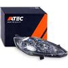 ATEC Germany 1x proiettore principale anteriore destro H7 / H1 con servomotore per il livellamento dei fari, compatibile con FORD FIESTA VI (CB1, CCN), FIESTA VI Van