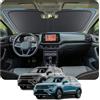 BSTW [Aggiornamento] BSTW Parasole Pieghevole per VW T-Cross Life/Style/R-Line 2019-2025 2026 Copri Parabrezza con Protezione UV e Termica Parasole T Cross Accessori