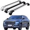 LOVVEEUV Auto Barre Trasversali Portapacchi per tiggo 9 jaecoo j8 2023, Portatutto Barre Trasversali in Alluminio con Serratura Accessori 2 Pezzi,Silver-black