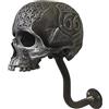 GDJGNUDK Supporto per Casco con Teschio per Moto per Casco Accessori Moto, Appendiabiti, Porta Casco da Moto con Teschio Portacasco da Parete(#2)