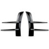 SHILONGBAIHUO Spoiler anteriore per auto per VW T-Roc 2017 2018 2019 2020, Spoiler Per Auto Labbro Paraurti Anteriore Spoiler Anteriore Sottoparaurti, Spoiler anteriore in ABS