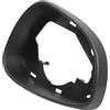 MKTOLHUS Cornice per specchietto retrovisore sinistro destro per Ford Fiesta MK7 2008-2017 B-Max 2012-2018, in plastica nera opaca, parte di ricambio (sinistra)