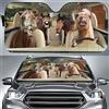 452 Parasole per Auto Cavallo in Capezzina Facce Guida con Guida A Sinistra Copri Parabrezza per Auto Anti-UV Parasole per Parabrezza Anteriore Universale per SUV Auto Camion