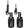 UTONGMU Tamponi Paratelaio Per Kawasaki Per Ninja 500 500SE Z500 2025 2024 Moto Paratelaio Crash Pad Protezione Dalla Caduta Scarico Slider(Frame Sliders-Black)