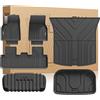 3W Tappetini per Tesla Model Y Standard 2026 Set Completo 6 Pezzi (Inclusa Vasca Baule), TPE Premium All-Weather, Tappetini su Misura Auto Antiscivolo e Resistente per Cani, Accessori