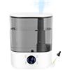 GuKKK Umidificatore Ambiente Bambini 5.5L, GuKKK Diffusore di Oli Essenziali Casa Mist 28dB Silenzioso Top-Fill Umidificatore Ambiente Grande per Camera da Letto, Piante, Neonato,Spegnimento Automatico