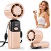 Innopower Ventilatore Turbo Portatile 3-in-1, Mini Ventilatore Portatile con Batteria 5000 mAh,1-100 Regolabili Velocità,Autonomia 12h, Display LED,Ventilatore USB Ricaricabile per Esterni,Ufficio,Viagg