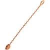 NKlaus Cucchiaio da 17 cm con manico scanalato - Decorativo e versatile, cucchiaio in rame perfetto per rituali, cerimonie e incenso, robusto e durevole per un uso intensivo 16533